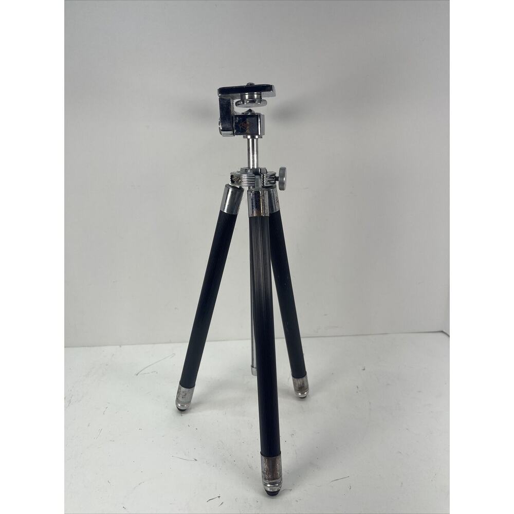 Vintage Alpex Telescoping Camera Tripod - Brass Extenders